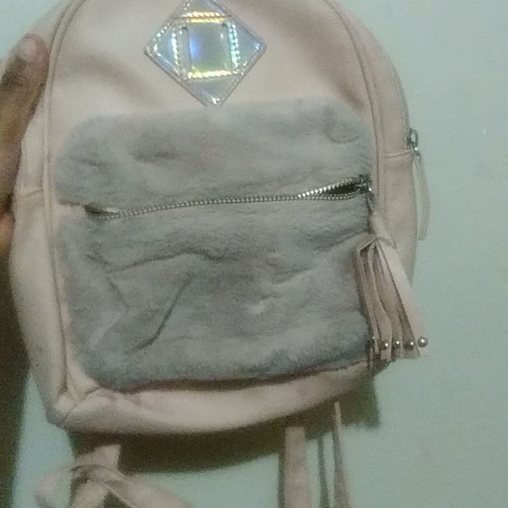 Cute pink mini book bag